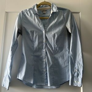 Striped H&M Button Down Blouse